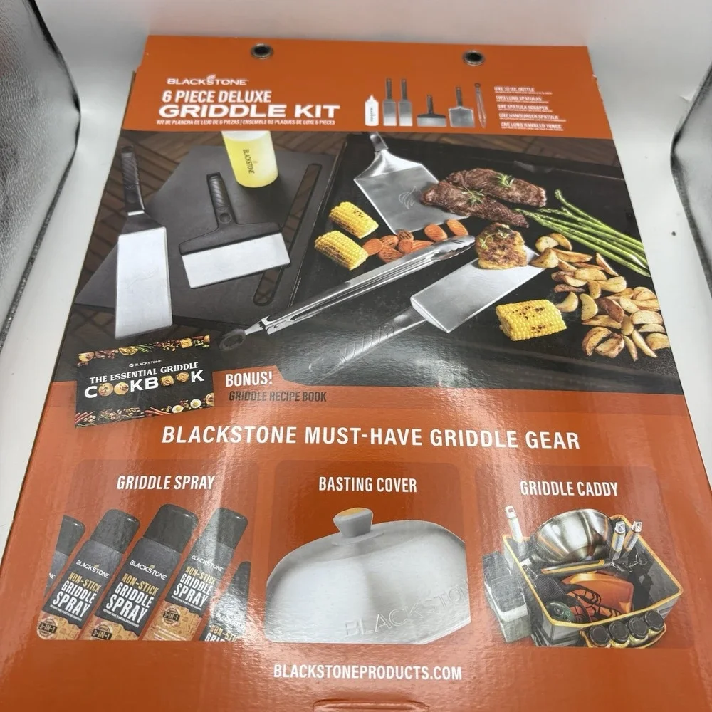Blackstone 6 Piece Deluxe Griddle kit New!